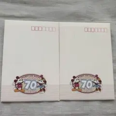 Disney70thyear ミッキーマウス 絵入りはがき