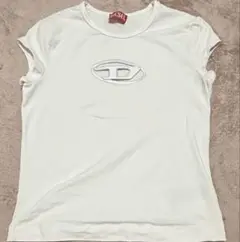 DIESEL ホワイト Tシャツ ロゴ