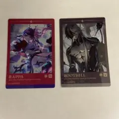 スシロー × 崩壊スターレイル メタリックカード　乱破　ブートヒル