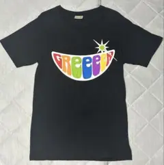GReeeeN TOUR 2016 ラインストーン付 半袖 プリントTシャツ 黒