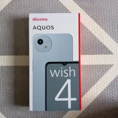 docomo AQUOS wish 4 ブルー 本体　SH-52