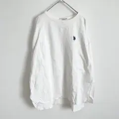 ユーエスポロアッスン　ポロ　長袖　カットソー　S