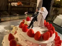 ウェディング ケーキトッパー