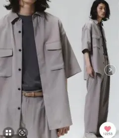 PE W-POCKET SHIRT SET-UP 上のみ