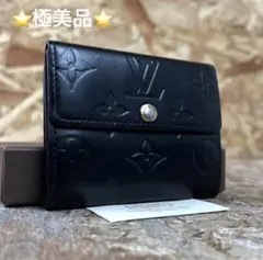 ルイ ヴィトン モノグラム ヴェルニ ラドロー コインケース ブラック