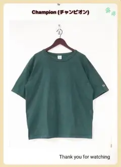 〖古着〗Tシャツ Champion グリーン系 XLサイズ USA ヴィンテージ