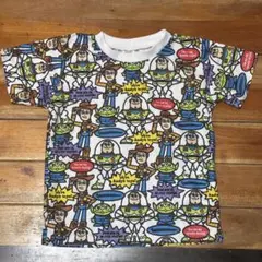【120】ティシャツ　トイストーリー 総柄　キッズ　子供服　西松屋