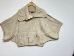 タイムセール‼️ポンチョ  ロハス  ケープ  ニット