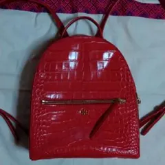 値下げリーバーチ真っ赤なリュック新品同様