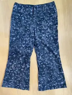 プルドゥ迷彩クロップドパンツ