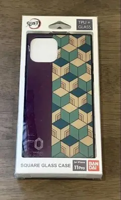 鬼滅の刃 スクエアガラスケース 冨岡義勇 iPhone11pro スマホケース