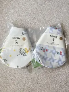 【新品未使用】Konny スタイ・よだれかけ 2枚セット