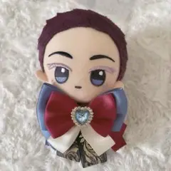 ぬいぐるみ 服 リボン ハンドメイド 赤 青 白 黒