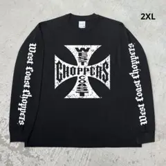ウエストコーストチョッパーズ ハーレー バイカー 長袖 Tシャツ ブラック2XL