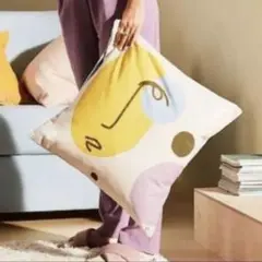 新品　イケア　IKEA MANDELPIL マンデルピル クッションカバー