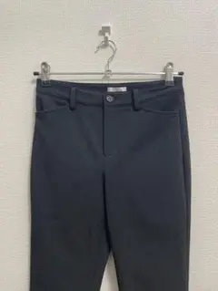 B-THREE ダークグレー　ストレッチウォームスリムパンツ　30