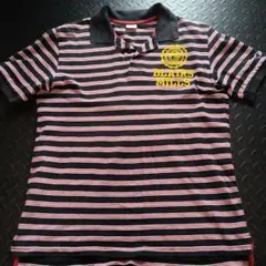 チャンピオンChampion ストライプポロシャツ LARGE