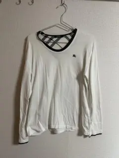 BURBERRY BLACK LABEL 長袖Tシャツ ホワイト