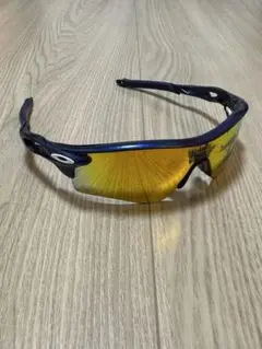 【正規品】Oakley スポーツサングラス ネイビー/イエロー