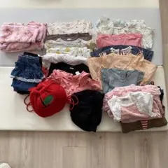【即発送】90サイズ 女の子 こども ベビー服 31点まとめ売り