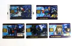 森永ガンダムカード DX ガンダムW ・ガンダムZZ SEED 5枚セット
