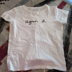 agnès b. ホワイト Tシャツ T2