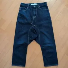 Ganryu サルエルパンツ　size S 美品　ブラックデニム Yahoo!オークション - 新品正規 FUMITO GANRYU フミトガンリュウ