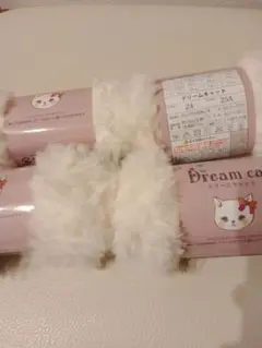 セリア 毛糸 ドリームキャット 24 ホワイト ごしょう産業　白