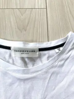 TOMORROWLAND ホワイト Tシャツ　白Tシャツ　日本製