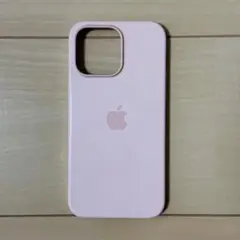 iPhone14ProMax Apple 純正シリコンケース チョークピンク