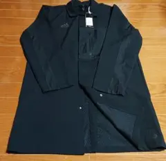 新品 adidas ステンカラーコート ブラック