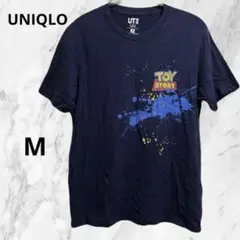 UNIQLO メンズ TOY STORY Tシャツ M ネイビー PIXAR