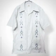 キューバシャツ GUAYABERA　グアヤベラ　希少！　ヴィンテージ