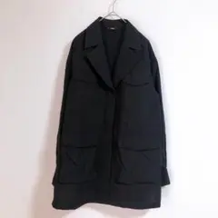 【COMME CA】（M）オープンカラーカジュアルシャツ/オーバーサイズ/無地柄