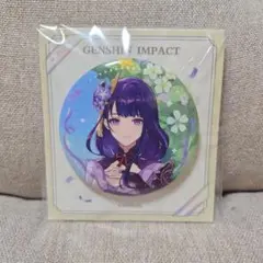 【公式正規品】原神周年記念　雷電将軍　 三周年　ホログラム缶バッジ