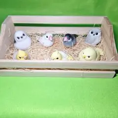 ミニチュア鳥オブジェセット
