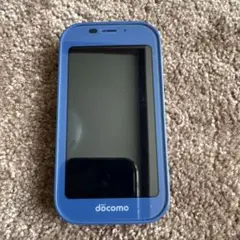 docomo キッズケータイ青 携帯電話本体(箱無し)