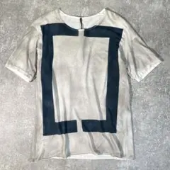 KAZUYUKI KUMAGAI Tシャツ　デザイナーズ【2】ドレープ　半袖