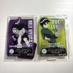 NARUTO疾風伝 日向ネジ,ロック・リー 第三班ライバルセット おまけ付き