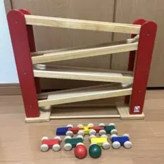 アトリエモック　くるくるスロープ 木製　知育　玩具