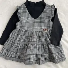 100 トップス　ニット　長袖　チュニック　petitmain プティマイン