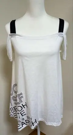 Y2K グランジ 平成ギャル gladys 肩出し Tシャツ Mサイズ