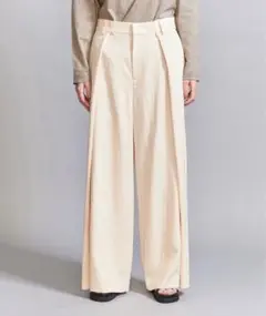 ［新品タグ付き］今期S/Sセルロースナイロンインタックパンツ M b&y