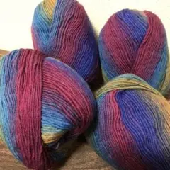 グラデーションウールヤーン4玉