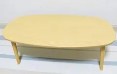 送料無料【美品】ニトリ　折りたたみテーブル ラポール 楕円