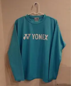 YONEX バドミントン ウォームアップウェア ライトブルー長袖シャツ Mサイズ