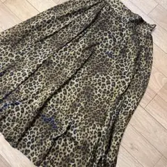 ジャーナルスタンダード ヒョウ柄　ロングスカート　アニマル