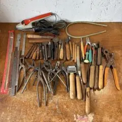 工具まとめ レザークラフト 等 レトロ