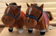 サラブレッドコレクション　ぬいぐるみ　ウオッカ＆ダイワスカーレット　セット
