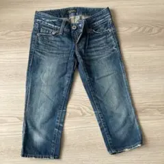 【MOUSSY】マウジー　 デニム　ジーンズ　ハーフパンツ 24インチ